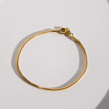 Gold Snake Bracelet, 2 of 9