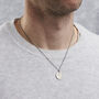 Men's Personalised Date Disc Necklace, thumbnail 1 of 8
