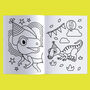 Personalised Dinosaur Birthday Colouring Book, thumbnail 4 of 4