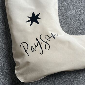 Personalised Scandi Style Christmas Stocking, 3 of 3
