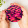 Round Coaster Animal Print Heat And Stain Proof, thumbnail 1 of 9