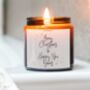 Merry Christmas Scented Candle Gift, thumbnail 4 of 5