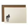 'Zebra Crossing' Correspondence Cards Set Of Eight, thumbnail 2 of 6