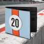 No20 Blue Racing Stripe Wallet, thumbnail 1 of 4