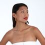 Designer Large Hula Hoop Earrings In 18ct Gold Vermeil, thumbnail 5 of 5