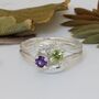 Silver Willow Twig Ring, Silver Organic Branch Ring, thumbnail 5 of 9