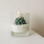 Personalised Festive Christmas Tree Candle With Gold Foil Message, thumbnail 2 of 7