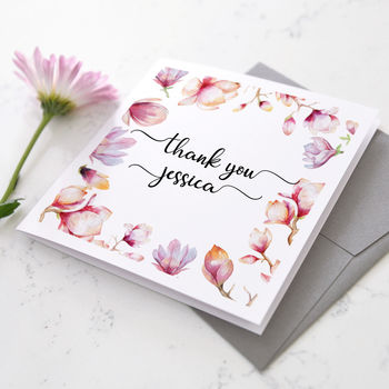 Personalised Floral Card, 2 of 3