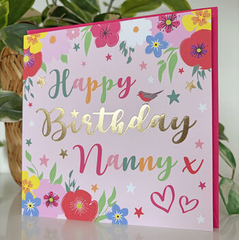 Superstar Nanny Birthday Card, 2 of 3