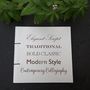 Botanical Wreath Personalised Leather Guest Book, thumbnail 4 of 8
