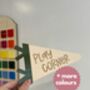 Wooden Playroom Play Corner Pennant Sign Children’s Bedroom/ Playroom Decor, thumbnail 1 of 2
