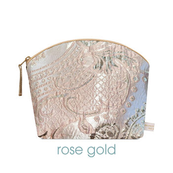 Silk Brocade Lavender Make Up Bag, 5 of 7