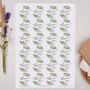 Throw Me Confetti Botanical Circle Sticker Sheet, thumbnail 2 of 2