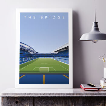 Chelsea Fc Stamford Bridge Matthew Harding Stand Poster, 4 of 8