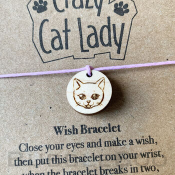 Crazy Cat Lady Wish Bracelet, 6 of 7