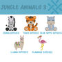 Personalised Children's Giraffe Sherpa Blanket, thumbnail 5 of 11