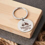 Personalised 'The Mountains Are Calling' Metal Keyring, thumbnail 1 of 7