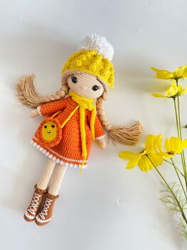 Handmade Crochet Doll For Babies And Kids, 4 of 11