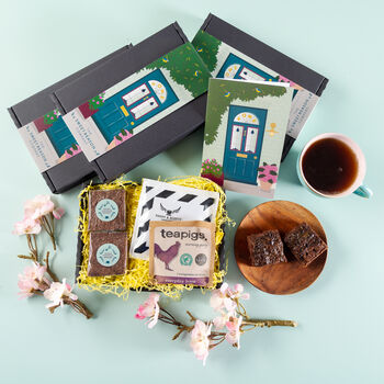 'New Home' Brownies, Coffee And Tea Letterbox, 3 of 4