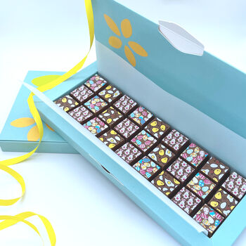 Easter Mosaic Chocolates With Eggs And Rabbits, 3 of 6