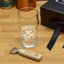 Personalised Steampunk 570ml Beer Pint Glass, thumbnail 3 of 4