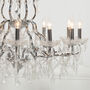 Antique French Chandelier In Chrome 12 Branches, thumbnail 2 of 3