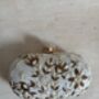 Off White Oval Floral Clutch, thumbnail 4 of 11