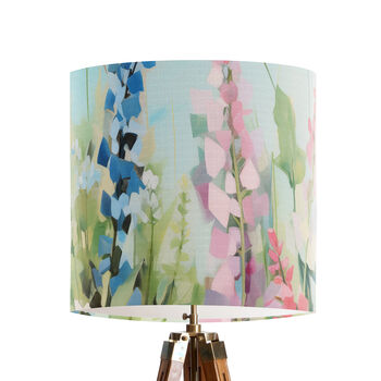 Delphi, Summer Pastel Floral Lampshade, 5 of 8