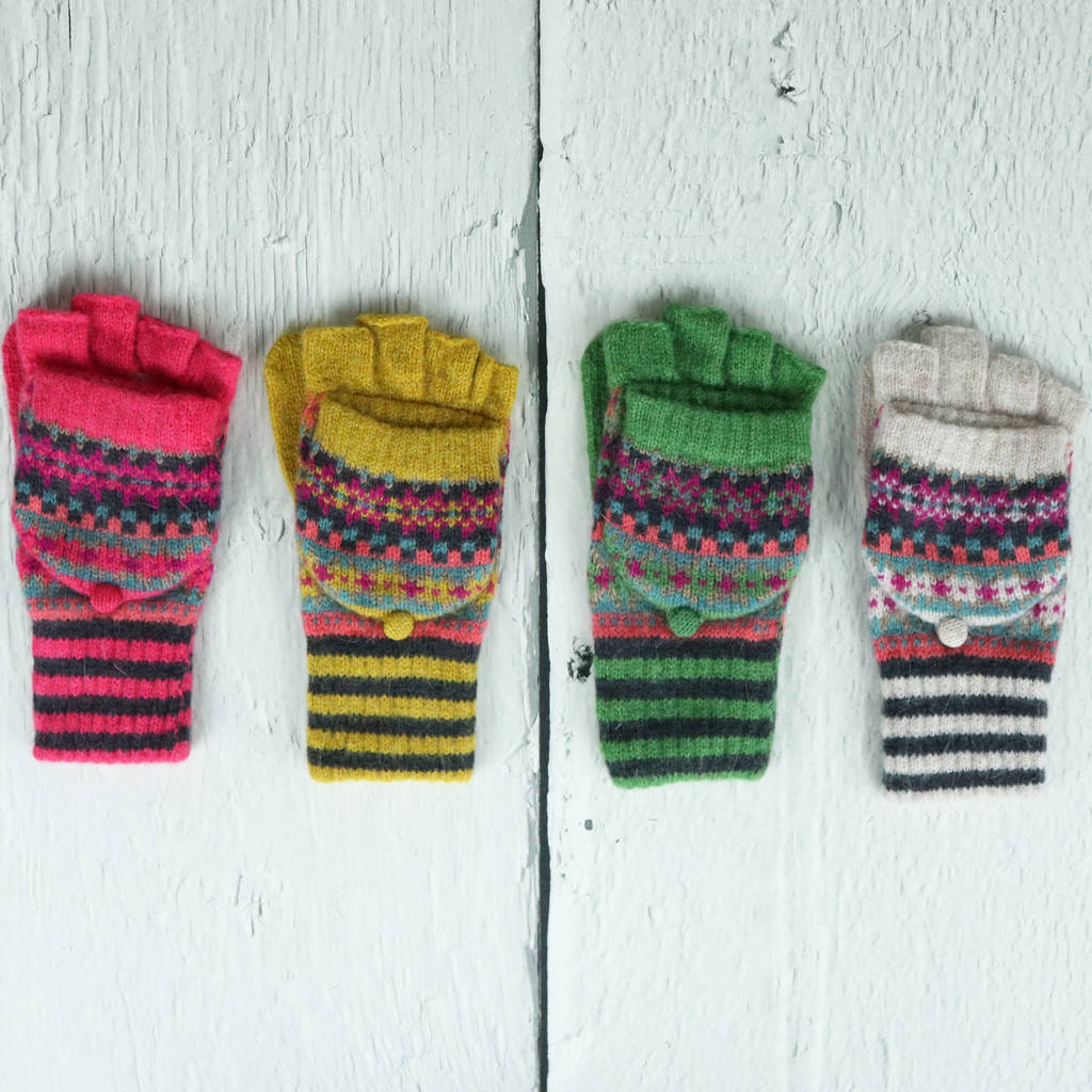 Fabulous Fairisle Knit Gloves By Hayley & Co | notonthehighstreet.com