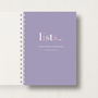 Personalised 'Lists' Journal Or Notebook, thumbnail 1 of 10