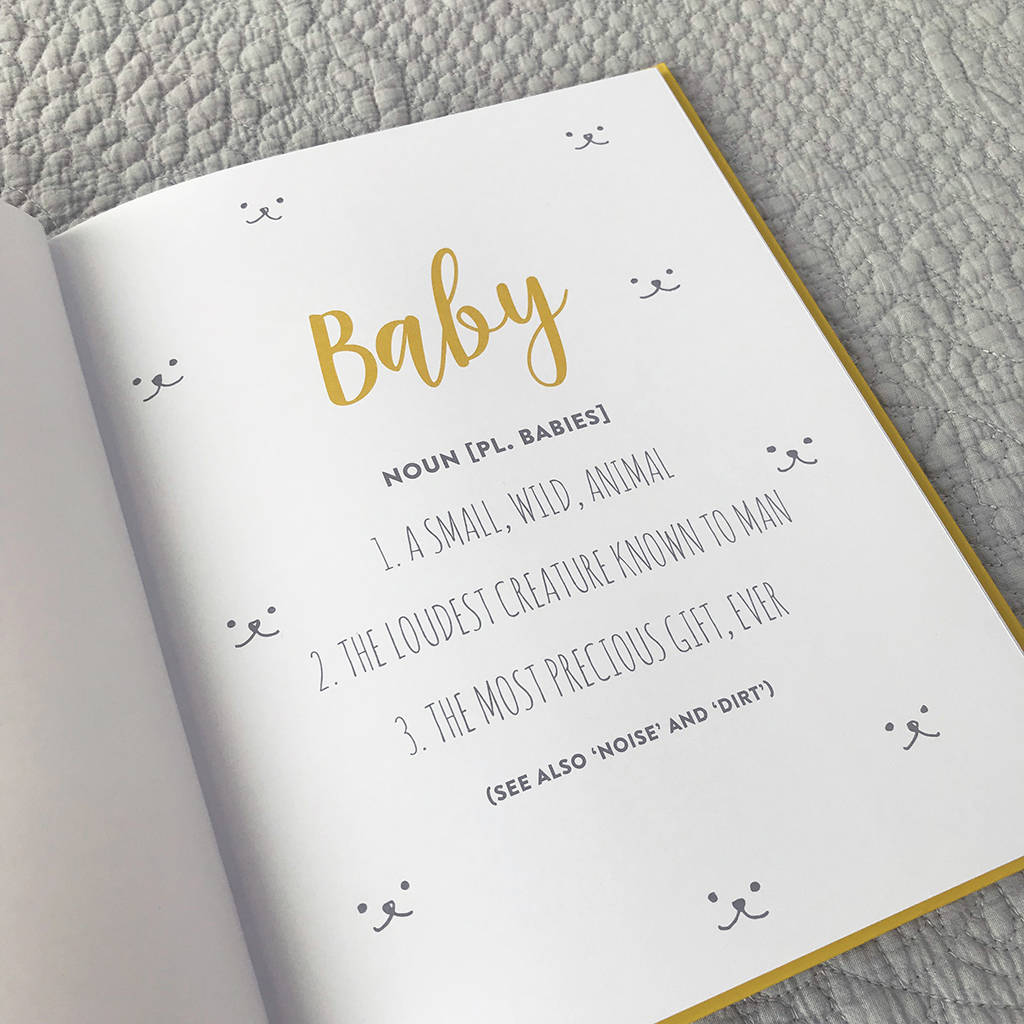 Baby Journal And Record Book By Illustries Notonthehighstreet Com