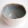 Handmade Blue Brown Decorative Ceramic Ring Dish, thumbnail 2 of 10