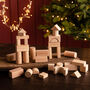 Personalised First Christmas Wooden Blocks, thumbnail 1 of 3