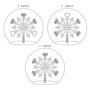 Metallic Family Snowflake Bauble, thumbnail 4 of 6