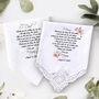 Wedding Gift For Parents, Handkerchief For Mum And Dad, thumbnail 2 of 6