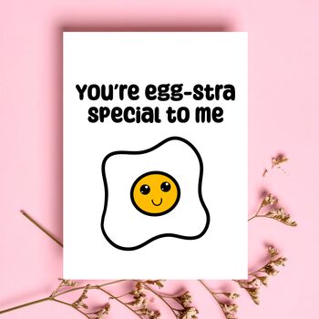 Funny Valentine’s Card – You’re Eggstra Special To Me, 2 of 7