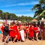 Bride To Be Sparkle Hen Party Sarong, thumbnail 4 of 6