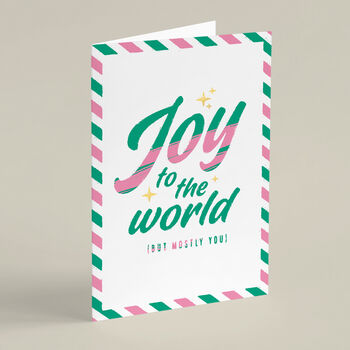 'Joy To The World' Christmas Card, 4 of 5