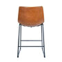 Dexter Tan Brown Set Of Two Kitchen Counter Stools, thumbnail 6 of 9
