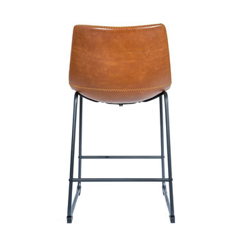 Dexter Tan Brown Set Of Two Kitchen Counter Stools, 6 of 9