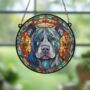 Staffordshire Bull Terrier Stained Glass Effect Suncatcher, thumbnail 4 of 6