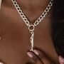 Maxi Mermaid Silver Necklace Zennor, thumbnail 1 of 4