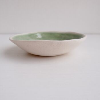 Handmade Celadon Green Pottery Soap Dish, 5 of 10