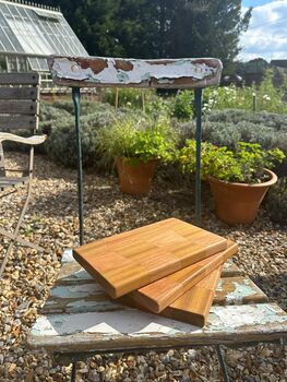 Walnut And Mahogany Wavy Chopping Board, 3 of 3