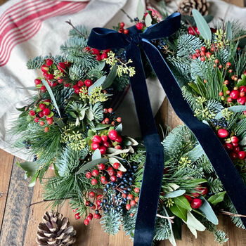 Christmas Berry And Foliage Wreath, 2 of 12