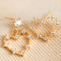 Mismatched Crystal Heart Earrings, thumbnail 7 of 12