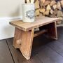 Handmade Vintage Wooden Stool, thumbnail 1 of 6