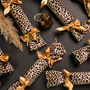 Six Leopard Print Reusable Crackers With Snaps, thumbnail 5 of 7