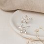 Sterling Silver Balloon Dog Stud Earrings – 9mm, thumbnail 1 of 3