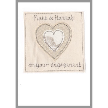Personalised Heart Wedding Or Anniversary Card, 3 of 12